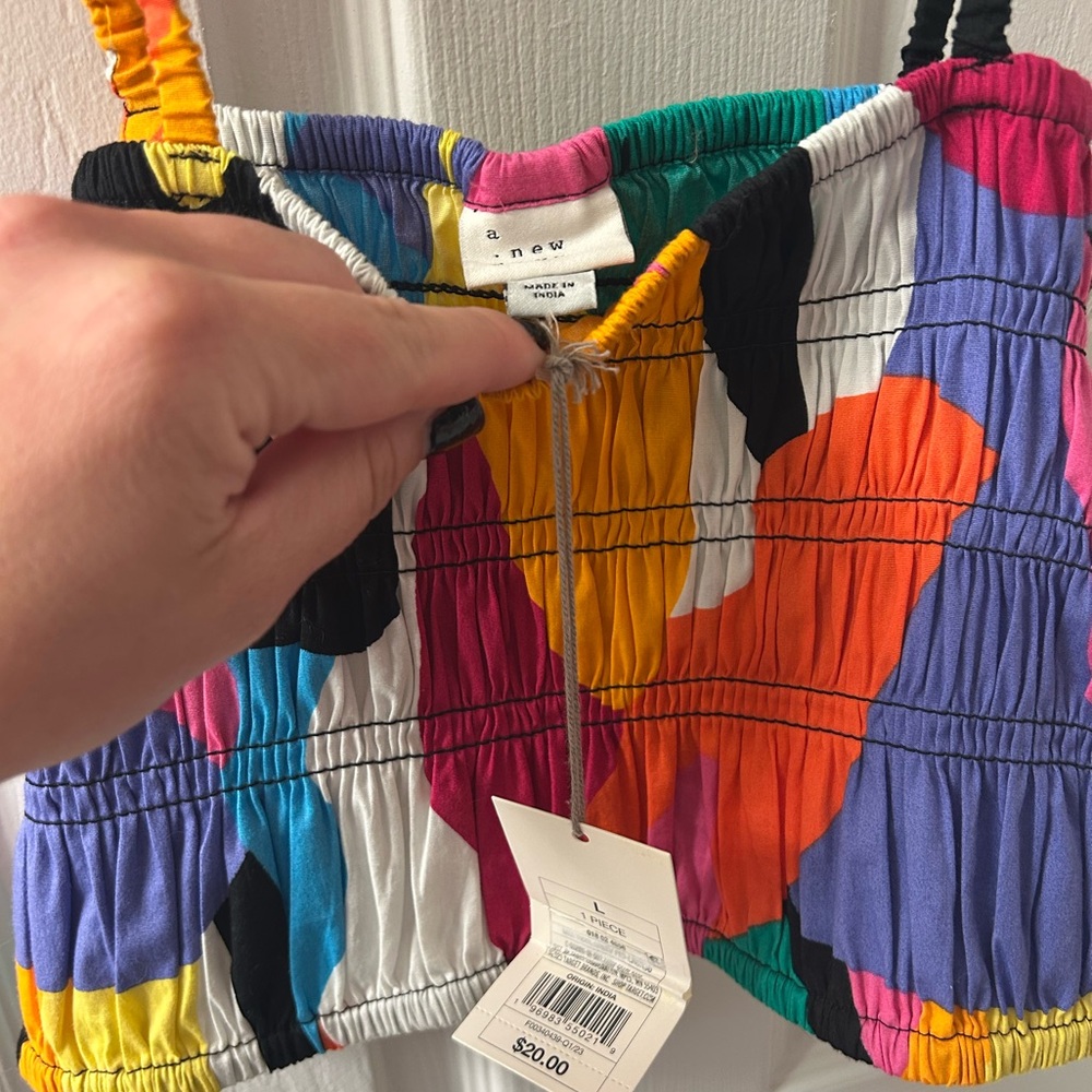 Multicolor crop top - Picture 2 of 3